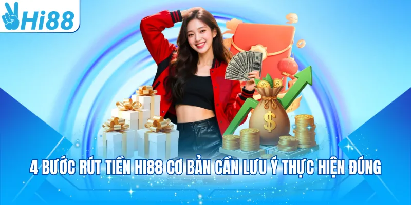 4 bước rút tiền Hi88 cơ bản cần lưu ý thực hiện đúng