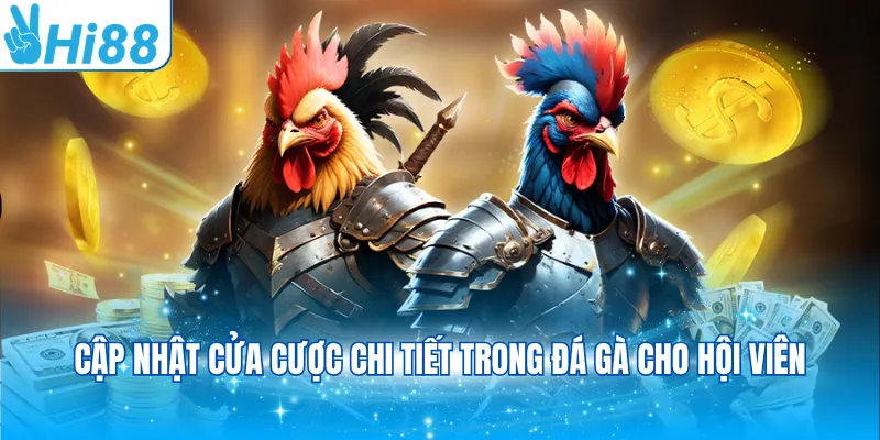 Cập nhật cửa cược chi tiết trong đá gà cho hội viên