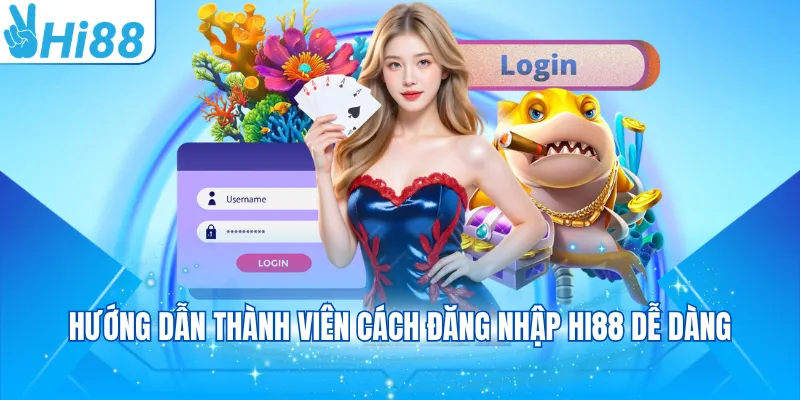 Hướng dẫn thành viên cách đăng nhập Hi88 dễ dàng