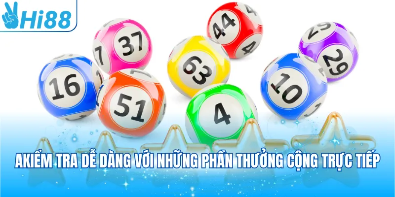 Kiểm tra dễ dàng với những phần thưởng cộng trực tiếp